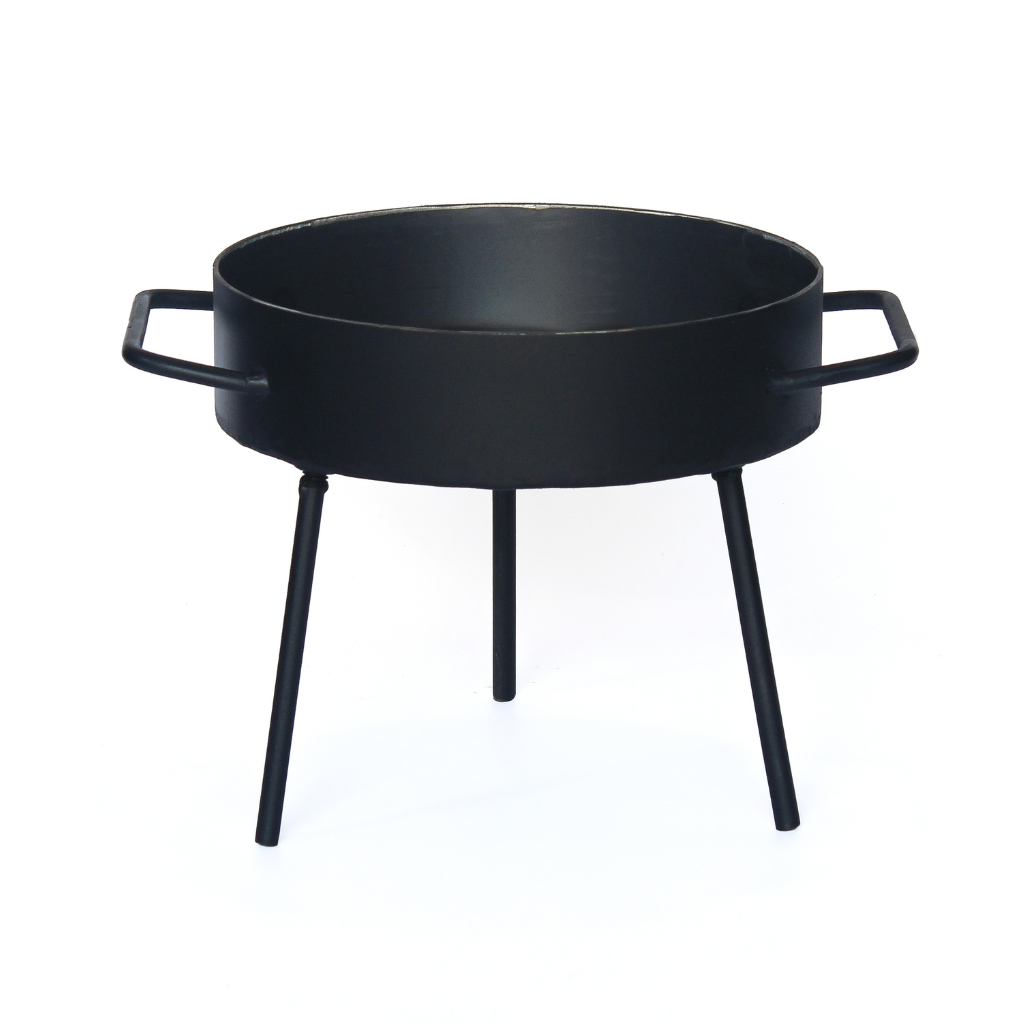 Paellera de Acero al Carbono / Disco de Arado / Con Patas Desmontables