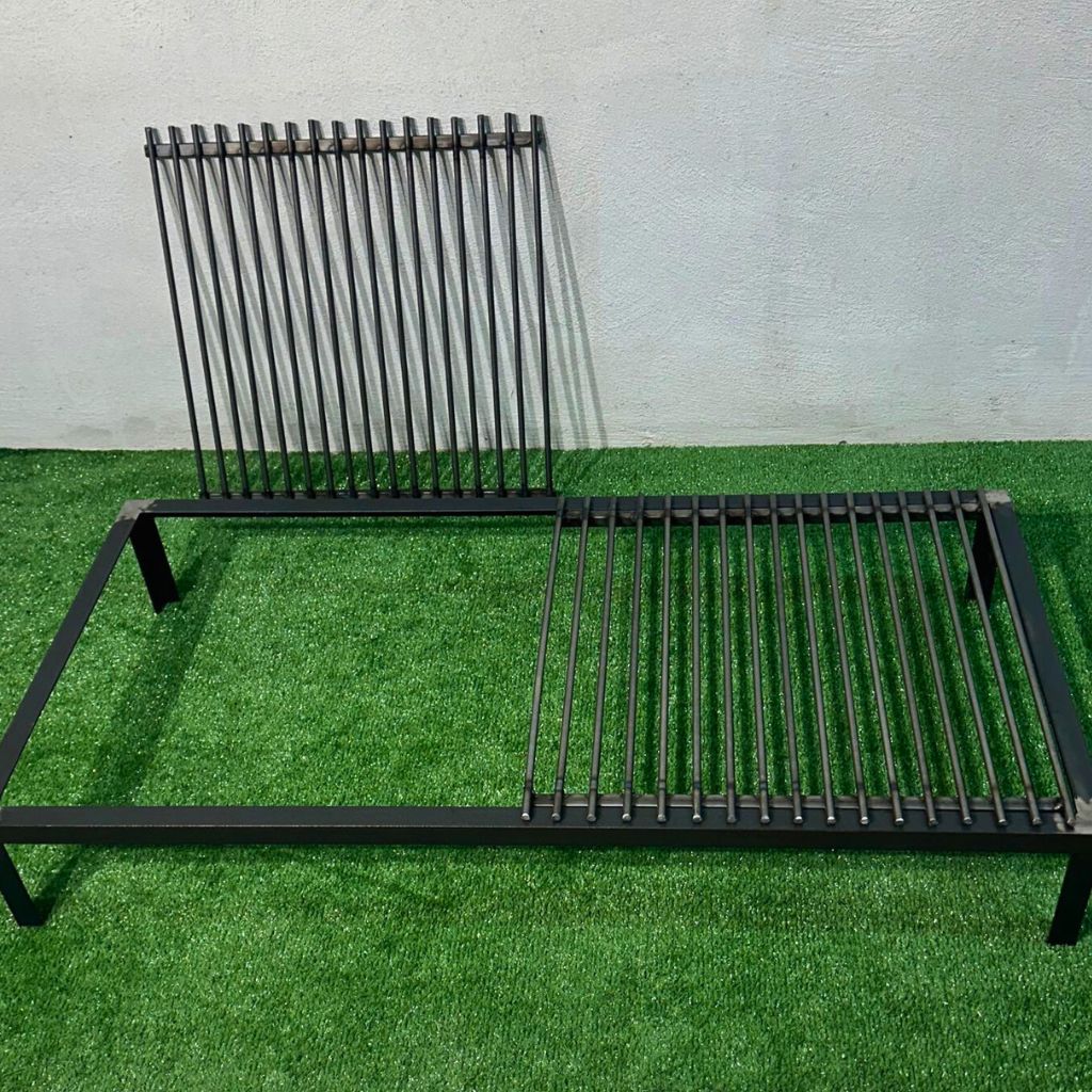 Parrilla Argentina para barbacoa Modular de Acero al Carbono Varilla de 8 mm de espesor