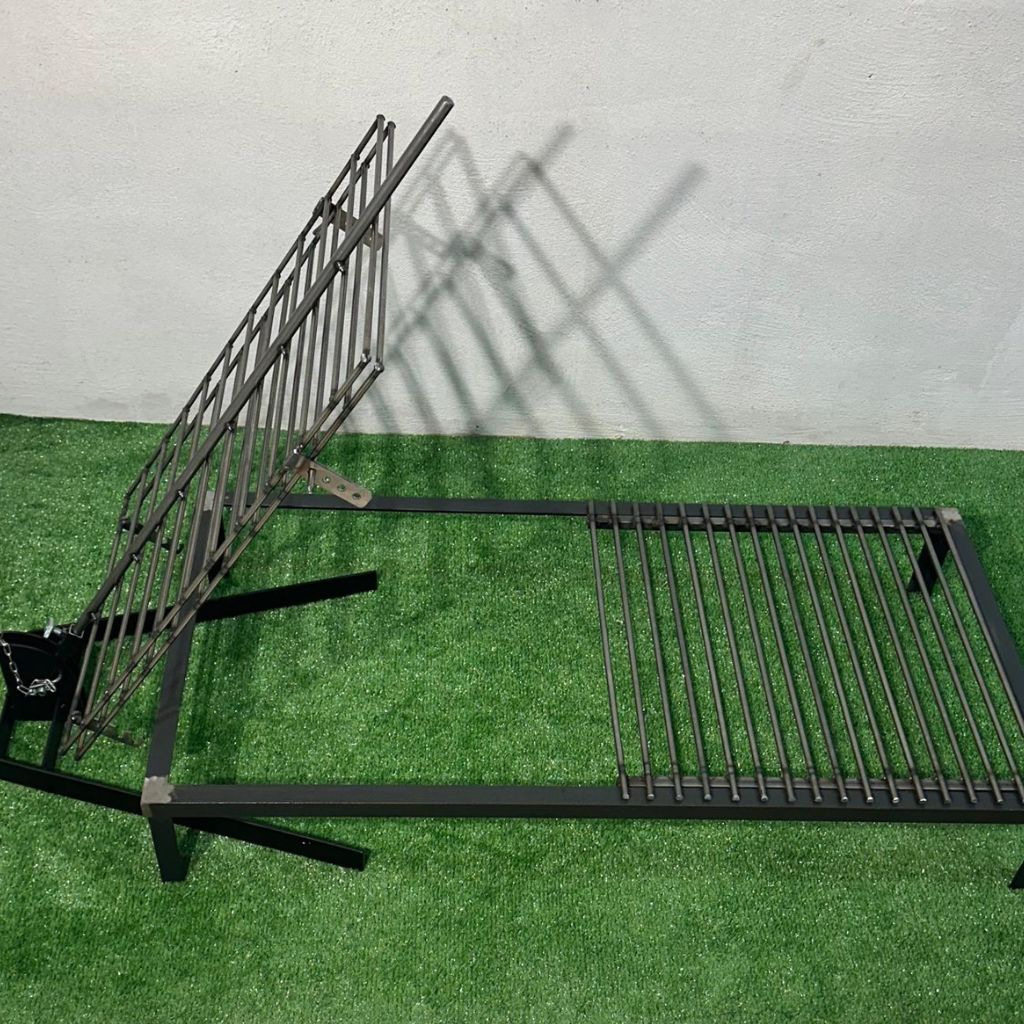 Parrilla Argentina para barbacoa Modular de Acero al Carbono Varilla de 8 mm de espesor