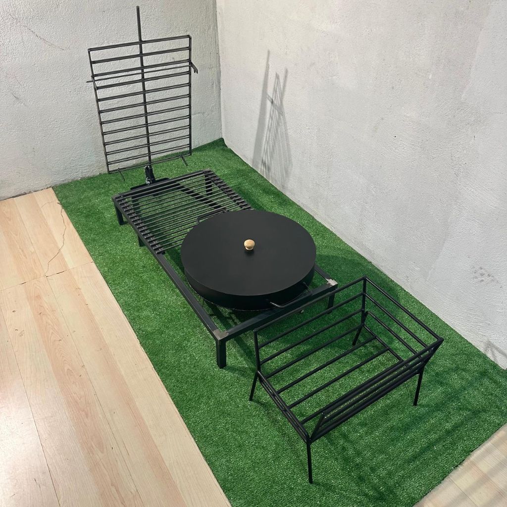Parrilla Argentina para barbacoa Modular de Acero al Carbono Varilla de 8 mm de espesor