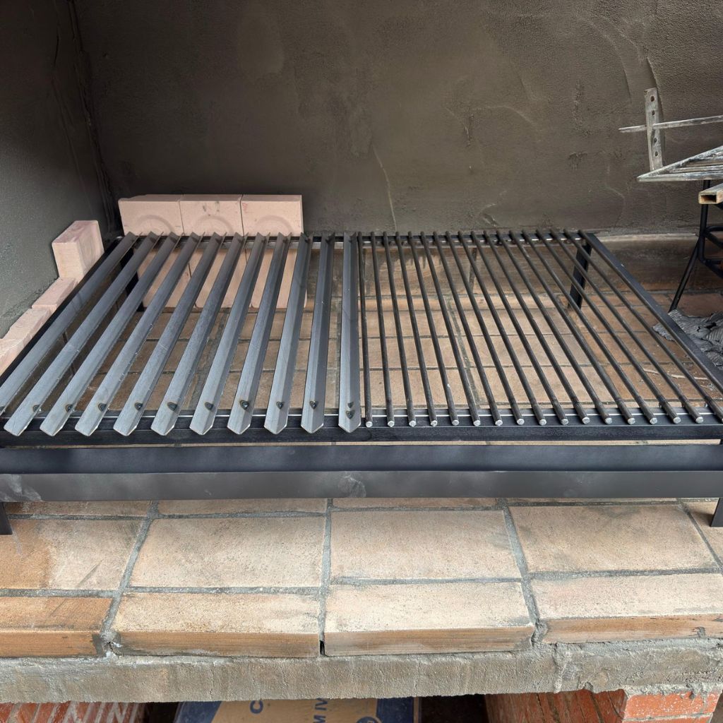 Parrilla Argentina para barbacoa Modular de Acero al Carbono Varilla de 8 mm