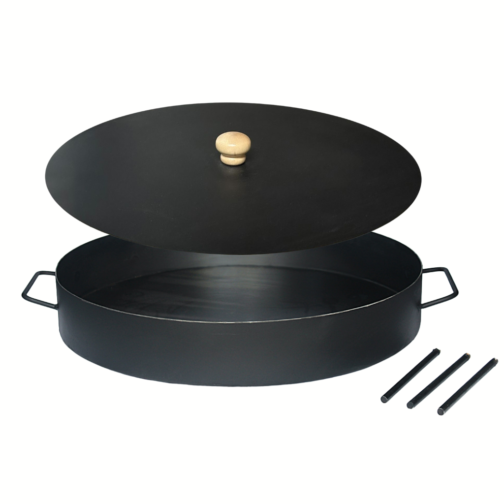 Disco de Arado Con Patas Desmontables / Paellera de Acero al Carbono (Varios Tamaños)