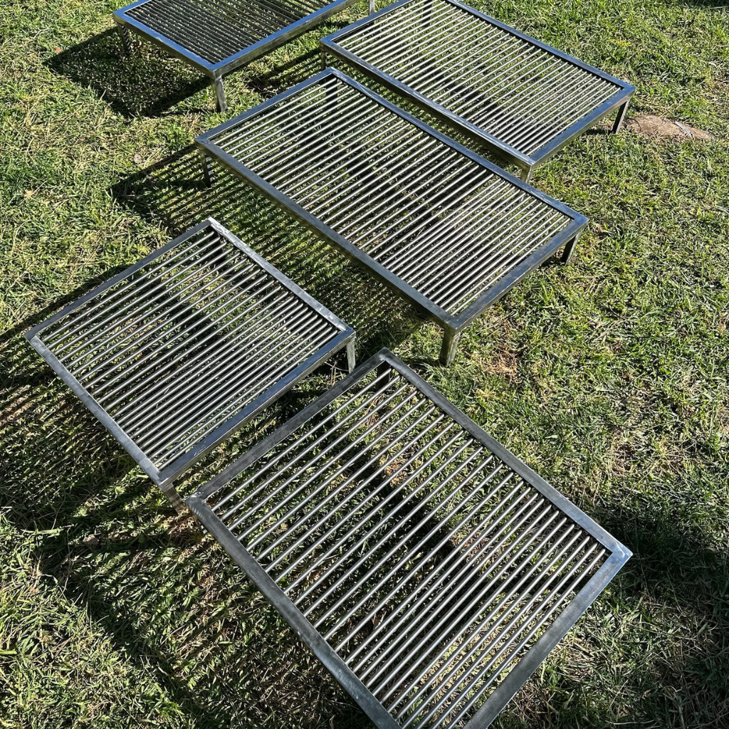 Parrilla Argentina para barbacoa de Acero al Carbono Varilla de 8 mm de espesor