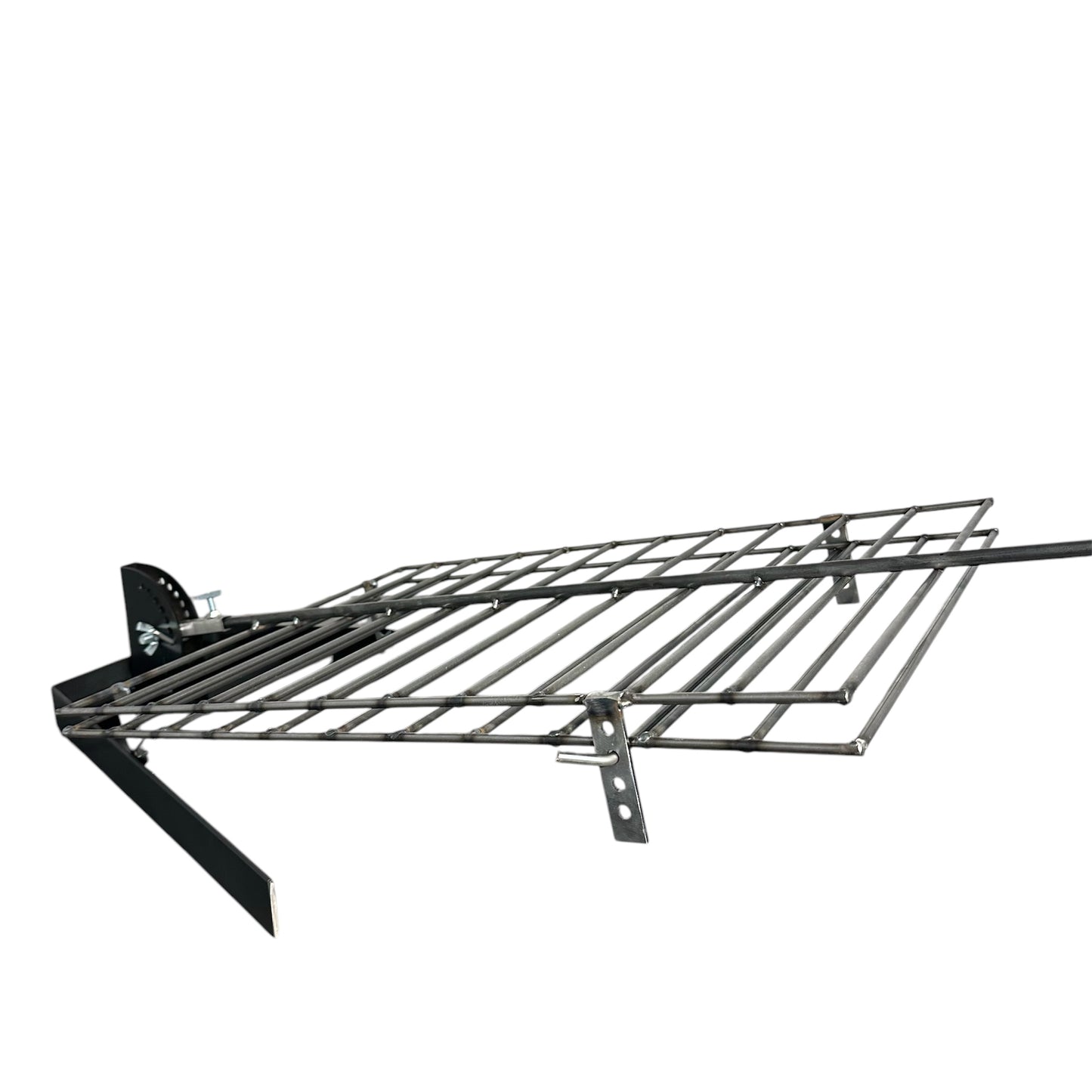 Asador Estaca Libro Hierro Emparrillado de 2 tamaños con Base