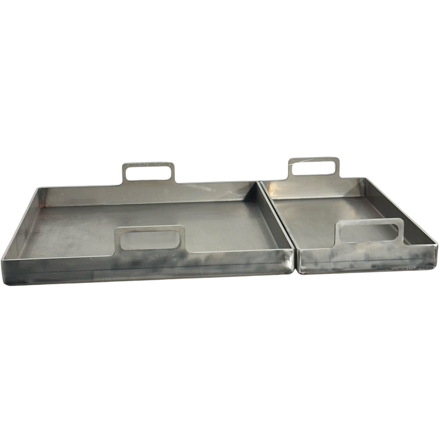 Plancha Bifera de Acero al Carbono Chapa 4mm de Espesor Planchetta con manijas para cocina parrilla barbacoa ideal para restaurantes bares hamburgueserías Hacemos a medida