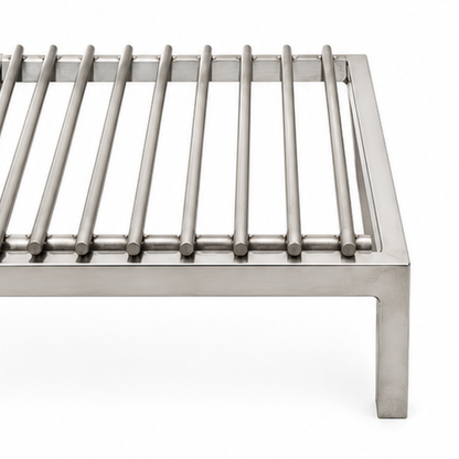 Parrilla Argentina Acero Inoxidable Modular Varilla Redonda