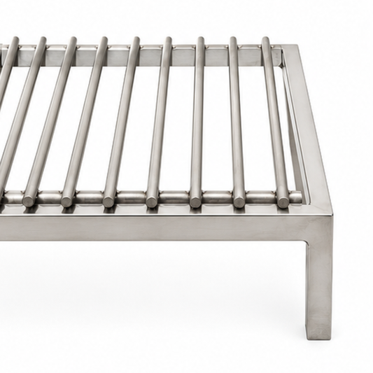 Parrilla Argentina Acero Inoxidable Modular Varilla Redonda