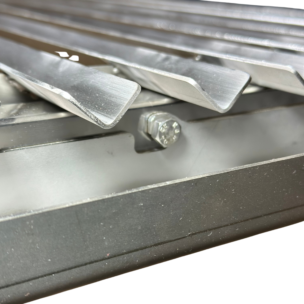 Parrilla Argentina Acero Inoxidable con grasera Modular Varilla V