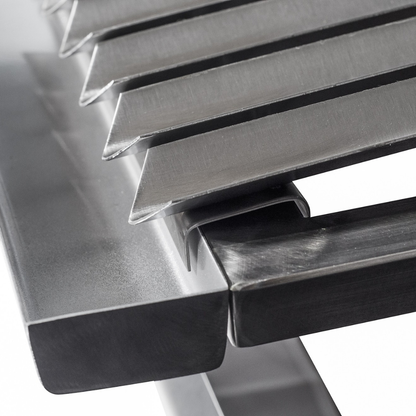 Parrilla Argentina Acero Inoxidable con grasera Modular Varilla V