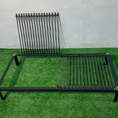 Parrilla Argentina para barbacoa Modular de Acero al Carbono Varilla de 8 mm de espesor