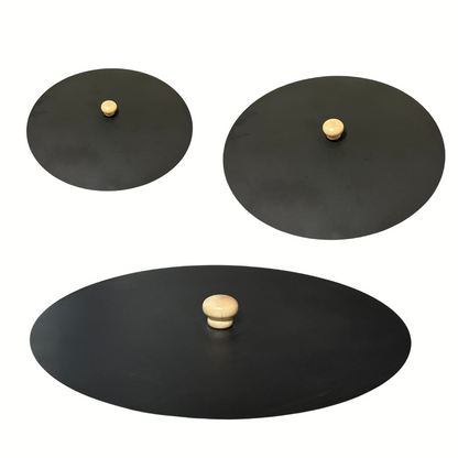 Tapa de Acero Inoxidable para Discos Paelleras Ollas Cacerolas Sartenes