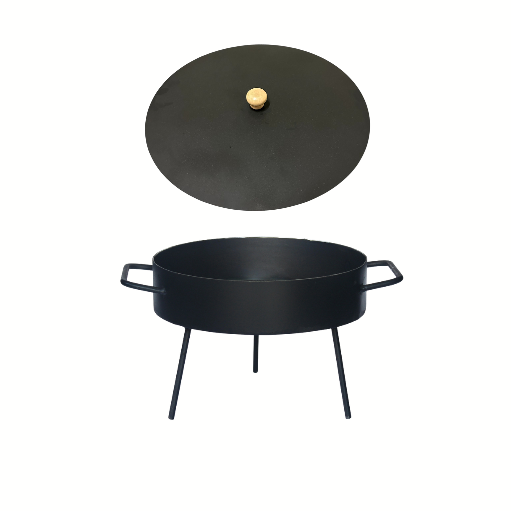 Disco de Arado Con Patas Desmontables / Paellera de Acero al Carbono (Varios Tamaños)