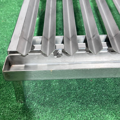 Parrilla Argentina Acero Inoxidable con grasera Modular Varilla V