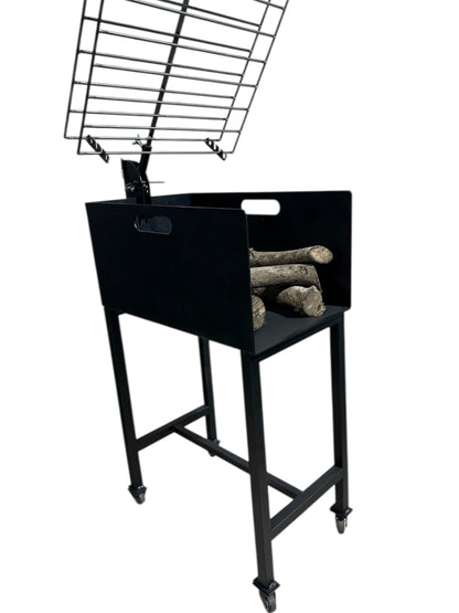 Asador Estaca Libro Hierro Emparrillado 60X40 sin Base