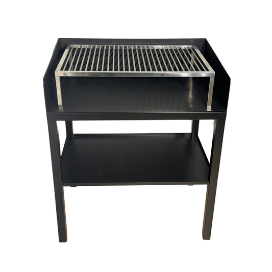 Parrilla Pilar: Base 80x55cm + Parrilla de acero inoxidable 304 de 70x50cm