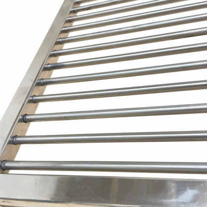 Parrilla de Acero Inoxidable para Barbacoa de Obra Varilla de 8 mm de espesor