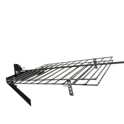 Asador Estaca Libro Hierro Emparrillado de 2 tamaños con Base