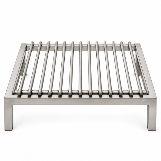 Parrilla Argentina Acero Inoxidable Modular Varilla Redonda