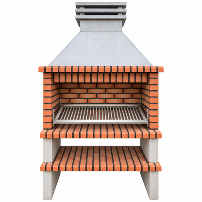 Parrilla de Acero Inoxidable para Barbacoa de Obra Varilla de 8 mm de espesor