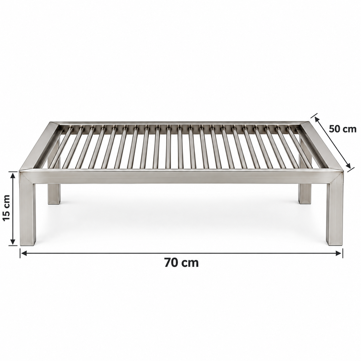 Parrilla Argentina para barbacoa de Acero al Carbono Varilla de 8 mm