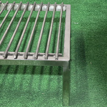 Parrilla Argentina Acero Inoxidable Modular Varilla Redonda