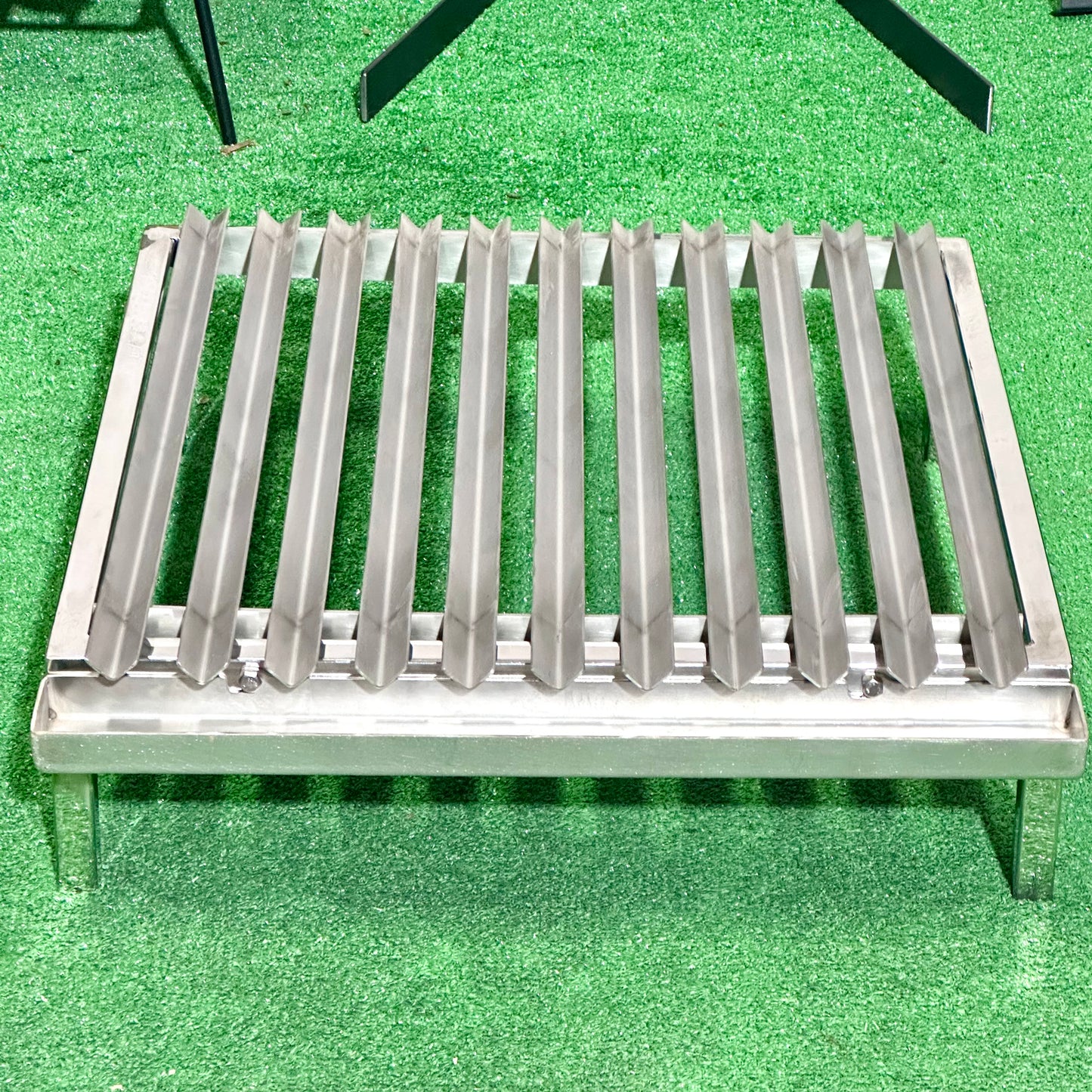 Parrilla Argentina Acero Inoxidable con grasera Modular Varilla V