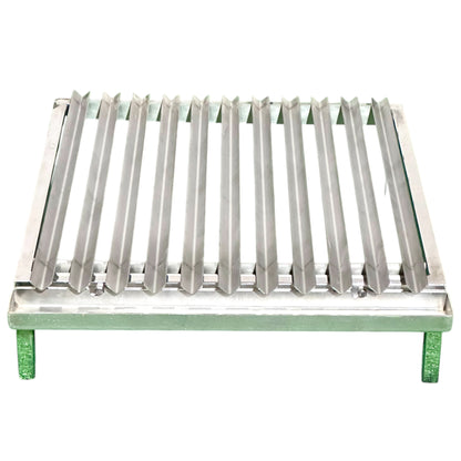 Parrilla Argentina Acero Inoxidable con grasera Modular Varilla V