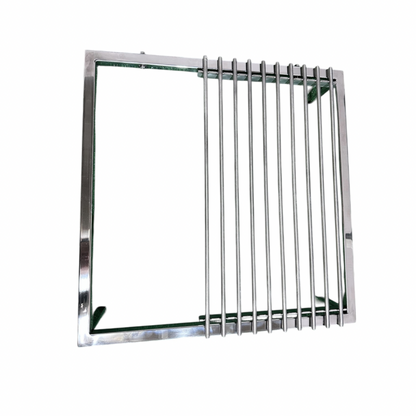 Parrilla Argentina Acero Inoxidable Modular Varilla Redonda