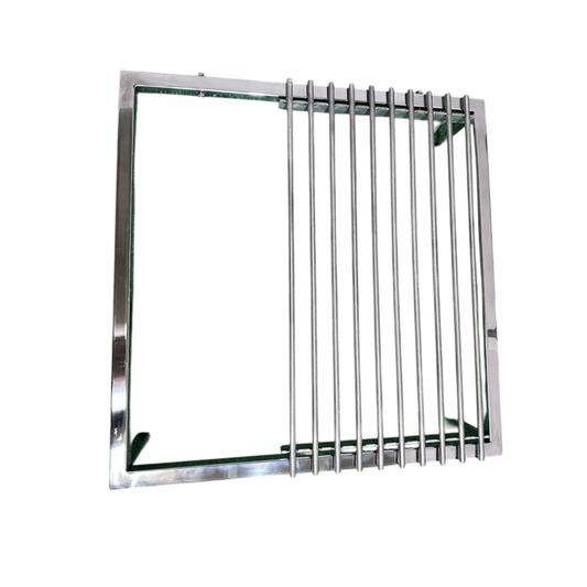 Parrilla Argentina Acero Inoxidable Modular Varilla Redonda