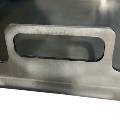 Plancha Bifera de Acero al Carbono Chapa 4mm de Espesor Planchetta con manijas para cocina parrilla barbacoa ideal para restaurantes bares hamburgueserías Hacemos a medida