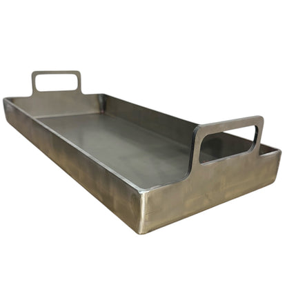 Plancha Bifera de Acero al Carbono Chapa 4mm de Espesor Planchetta con manijas para cocina parrilla barbacoa ideal para restaurantes bares hamburgueserías Hacemos a medida