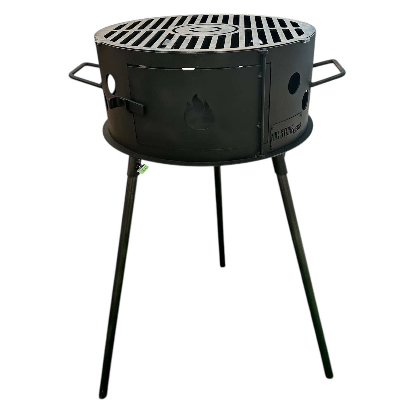 Barbacoa Fogonero Francis 460 Parrilla leña y carbon Portatil Desmontable Paellero Brasero Artesanal Diseño Argentino Nic Store Bbq