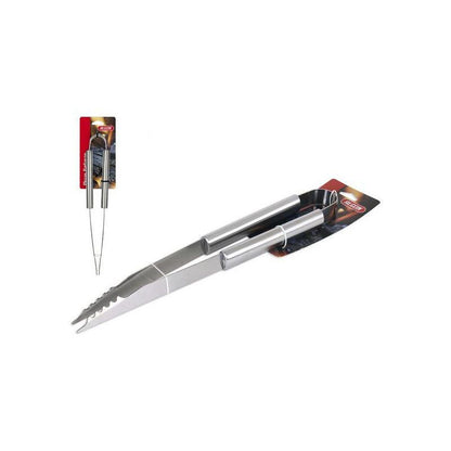 Kit de Cepillo de Limpieza para Barbacoas + Pinza para servir Negra