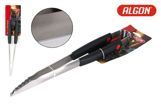 Kit de Cepillo de Limpieza para Barbacoas + Pinza para servir Negra