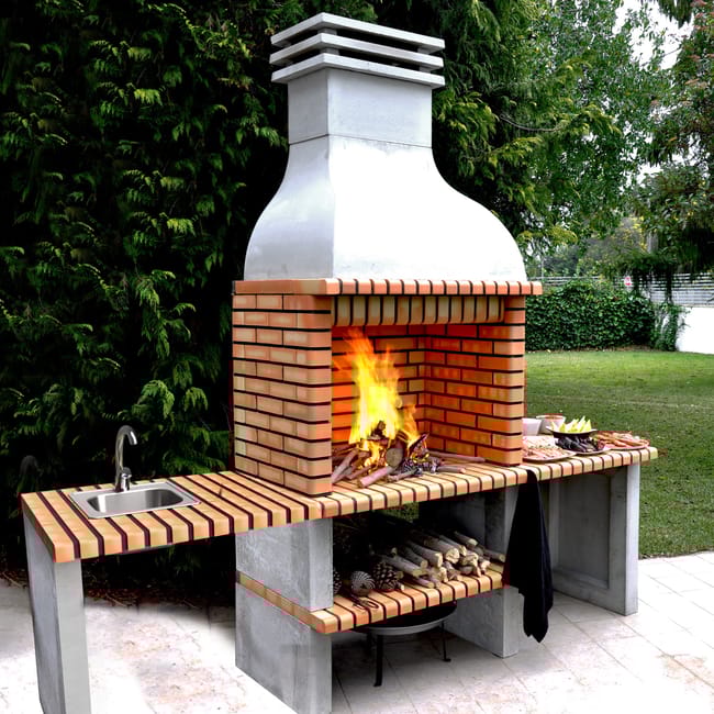 Parrilla Argentina para Barbacoa de Obra Varilla de 8 mm de espesor Super resistente